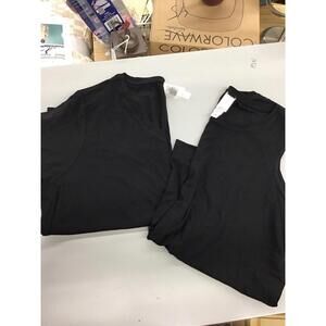 Marla Wynne 2 pack vneck tee and swing tank size 1X new from HSN black